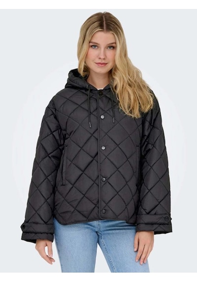 Only 15366264 Kadin Mont - Siyah