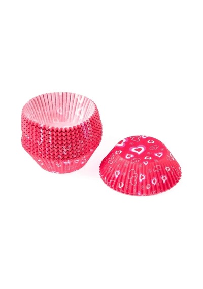Desenli Cupcake Kalıbı, Renkli Muffin Kağıdı 100 Adet Sku: Smg8690010527004 Açık Gri