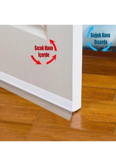 3 Metre Kapı Pencere Rüzgar İzolasyon Bandı Renkli