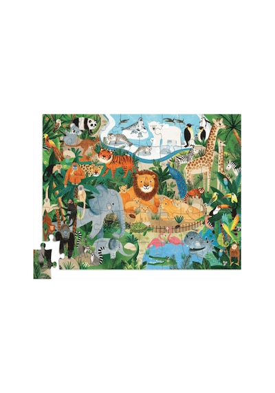 Crocodile Creek Puzzle - 50 Parça - Zoo