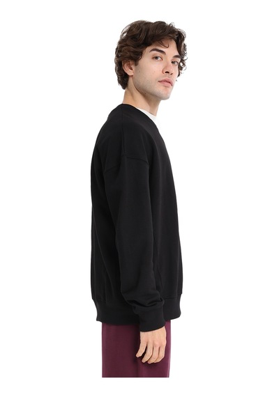 Sportive Ault Oversize Erkek Siyah Günlük Stil Sweatshirt 25ke1009-syh 1776145 SiYAH
