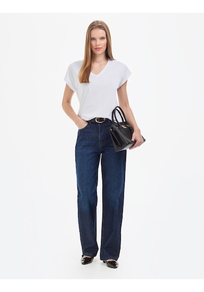 Pierre Cardin Kadın Beyaz Tişört Basic 50325454-vr013