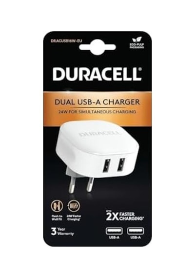 24w Telefon/tablet Şarj Başlığı 2xusb 2x5v/2.4a - Beyaz