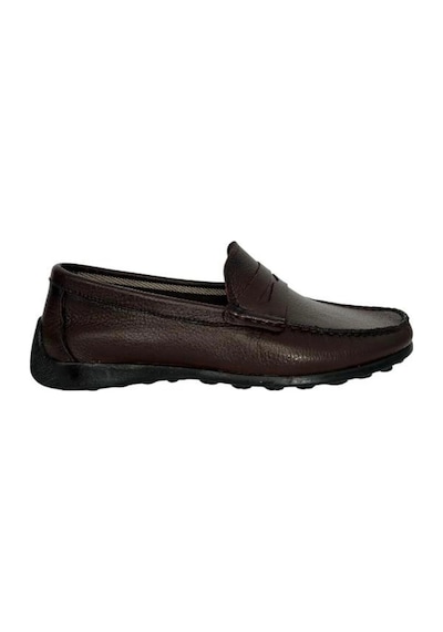 Kemal Tanca 887 2556 Erkrk Hakiki Deri Loafer Ayakkabı Kahverengi