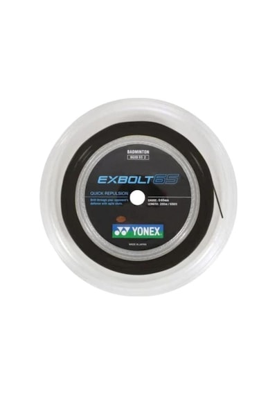 Yonex Exbolt 65 Badminton Kordajı 0.65mm 200 M Siyah