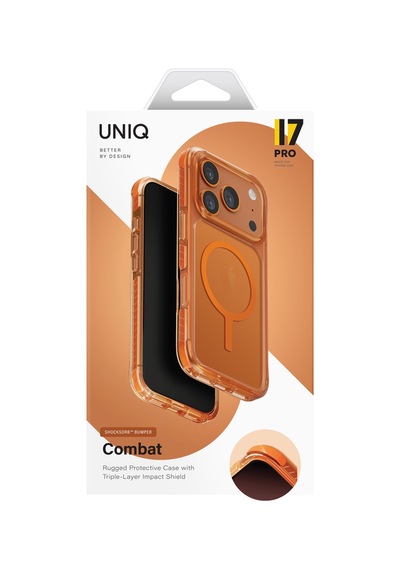 Apple Uyumlu iPhone 17 Pro Kılıf Combat Serisi Üç Katmanlı Shocksorb Magsafe Özellikli Magclick Koruyucu Kapak Turuncu Apple Uyumlu iPhone 17 Pro Kılıf Combat Serisi Üç Katmanlı Shocksorb Magsafe Özellikli Magclick Koruyucu Kapak Turuncu