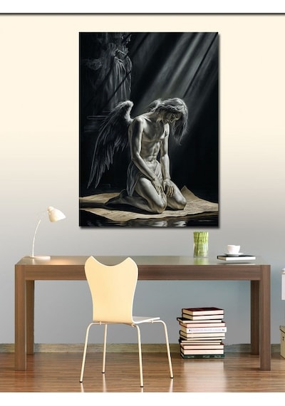 Kanvas Tablo Işık Ve Melek 50cmx70cm