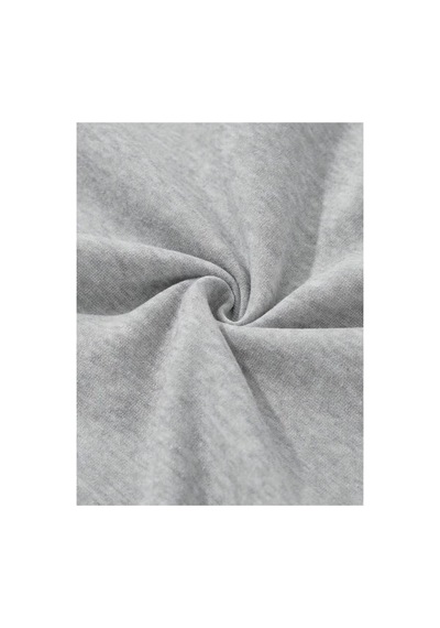 Medinenur Dreams Yazı Baskılı Kapüşonlu Sweatshirt Gri
