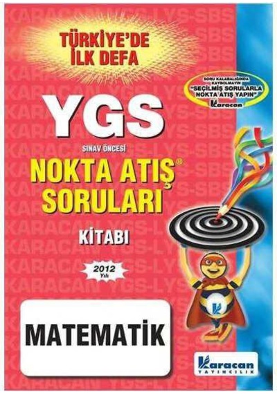 Ygs Matematik Nokta Atış Karacan Yayınları Karacan Açıköğretim Yayınları