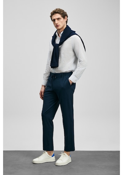 Lufian Eron Smart Erkek Chino Pantolon Slim Fit Lacivert Lacivert 111190360100200