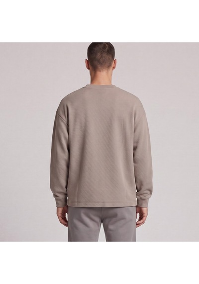 Puma Ess Elevated Relaxed Materia Gri Sweatshirts 694308 81
