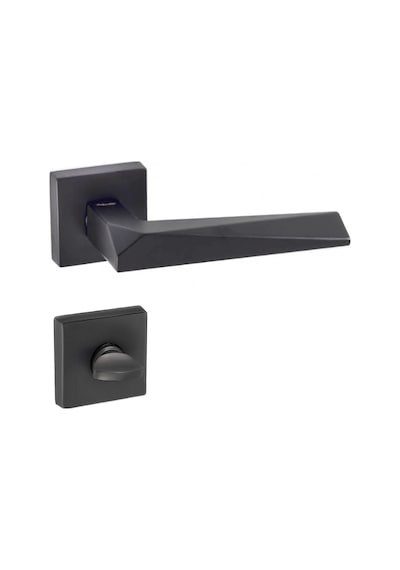 Doğanlar Prizma Antrasit Rozetli Kapı Kolu Takım-wc Kol Pk001dgn0113 Renkli