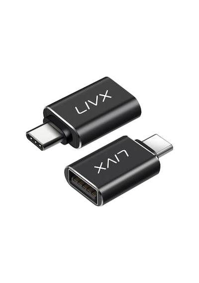 Usb 3.1 To Type-c 10gbps 3a Hızlı Şarj Ve Data Aktarımı Çevirici Dönüştürücü Otg Adaptör Siyah Otgcz İkili