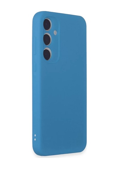 Newface Samsung Galaxy A55 5g Kılıf First Silikon - Mavi