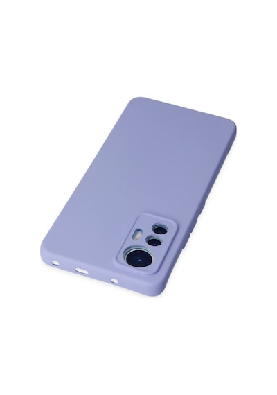 Xiaomi Mi 12 Lite Uyumlu Kılıf Nano İçi Kadife Silikon - Lila
