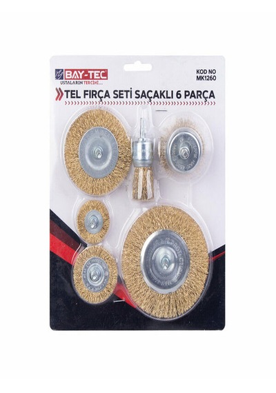 Baytec Tel Fırça Seti 6 Parça Mk1260 8457 Erpilsan Elektronik