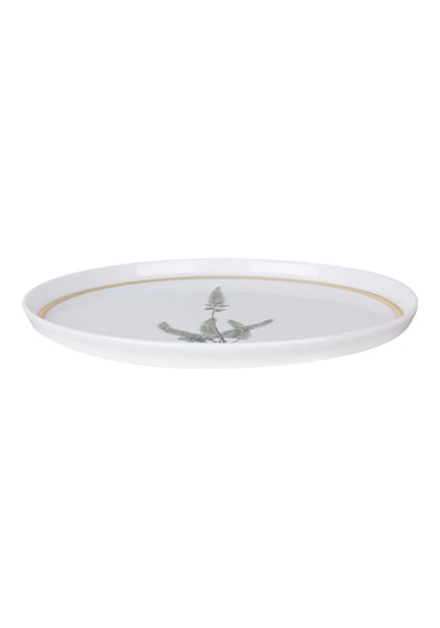Porland Botanical Desen1 Düz Tabak 21cm 04alm005040