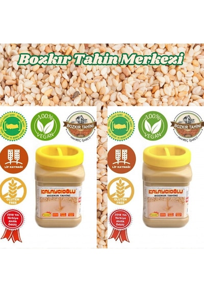 Bozkır Tahin Merkezi Beyaz Tahin 935 Gr X2 Adet Katkısız &gluten İçermez