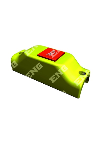 Eng 030414 Duracak İkaz Butonu Boru Tip Stop - Dik - Sarı 0