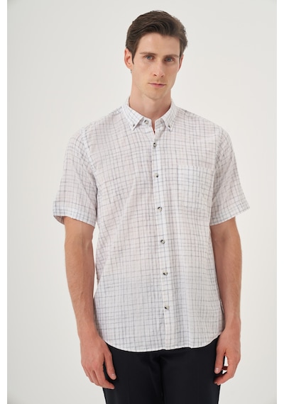 Morven Erkek Siyah Keten Trend Regular Fit Düğmeli Yaka Kısa Kol Gömlek 25ys004025001 Siyah Siyah Morven Erkek Siyah Keten Trend Regular Fit Düğmeli Yaka Kısa Kol Gömlek 25ys004025001 Siyah Siyah