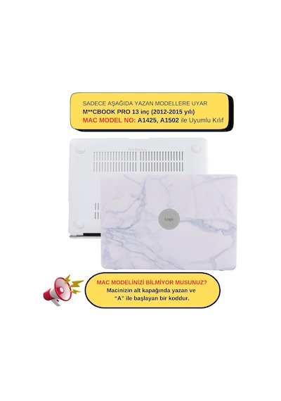 Macbook Pro 13 İnç Kılıf A1425 A1502 Uyumlu Sert Kapak Hard Case Koruyucu Retina 13 Laptop Kılıfı Kristal Mermer Desenli Çizilmeye Dayanıklı İnce Hafif Koruma Kapak Marble 33 Belirtilmemiş