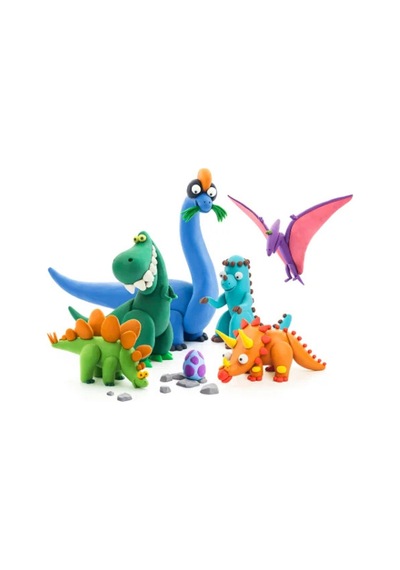 Hey Clay Yaratıcı Kil Seti - Dinos Çok  Renkli