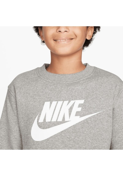 Nike Fd2992-063 Sportswear Club Fleece Genç Çocuk Sweatshirt'ü - Gri