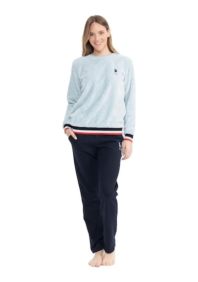 U.S. Polo Assn. U.s Polo Assn. 17079 Kadın Uzun Kollu Welsoft Eşofman Takım-açıkmavi Mavi