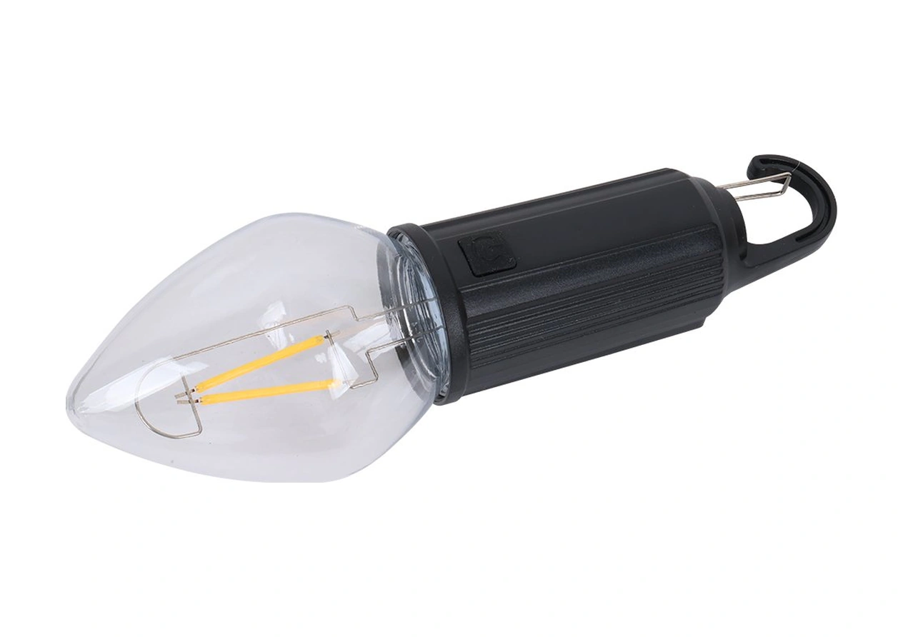 Powermaster Pm-26262 Solar Ledli Kamp Çadır Ampulü Kırmızı - Siyah