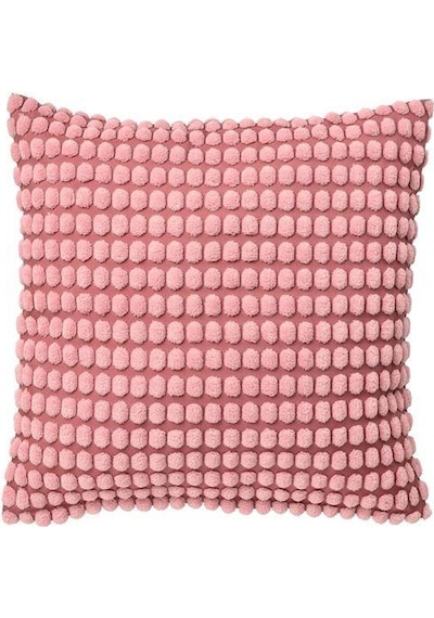 Kırlent Kılıfı Açık Pembe Renk MeridyenDukkan 50x50 Puantiye Temalı Ev Tekstili