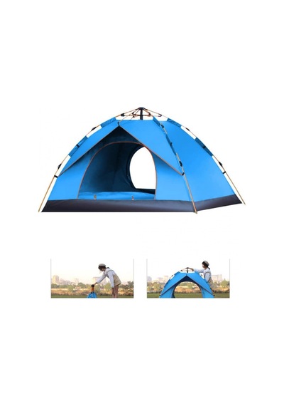 Otomatik Açılır Kamp Çadırı 200x135 Cm Suya Dayanıklı Taşınabilir Tasarım Çok Renkli