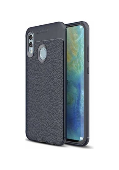 Huawei P Smart 2019 Kılıf Zore Niss Deri Desenli Silikon Kılıf
