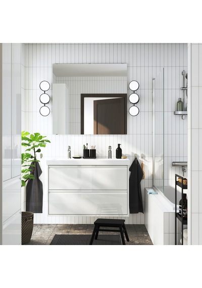Ikea Lettan Banyo Aynası 100x95 Cm Şeffaf