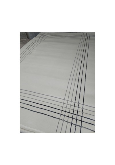 Black Serisi 200x290 6m2 Akrilik Dokuma Halı Siyah Krem
