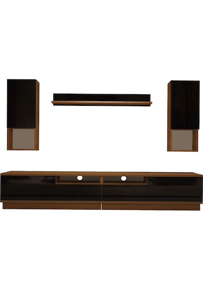 Decoraktiv Trendstyle 5220das Mdf Tv Ünitesi Tv Sehpası Ceviz - Siyah