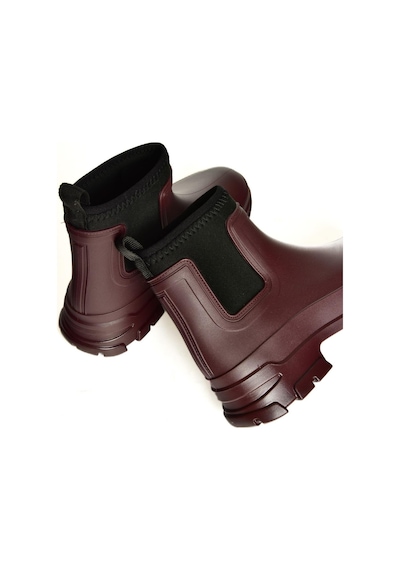 Fox Shoes T858685409 Bordo Kalın Tabanlı Yağmur Botu Bordo