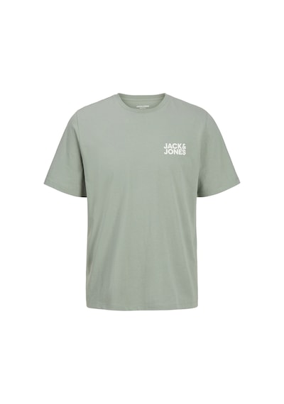 Jack&Jones Corp Logo Ss O Neck Erkek Bej Yuvarlak Yaka Tişört 12151955-MON