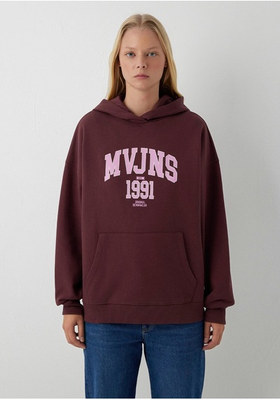 Mavi Logo Sweatshırt Decadent Chocolate Bordo Kadın Sweatshirt M1s20141-70421