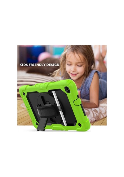 Gld-spt- Newface Samsung Uyumlu Galaxy T290 Tab A 8 Kılıf Pars Tablet Kapak - Yeşil
