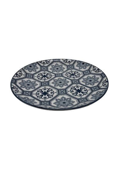Touch Me Porselen Çini Desen Pasta Tabak 19 Cm 5 Adet Çok Renkli
