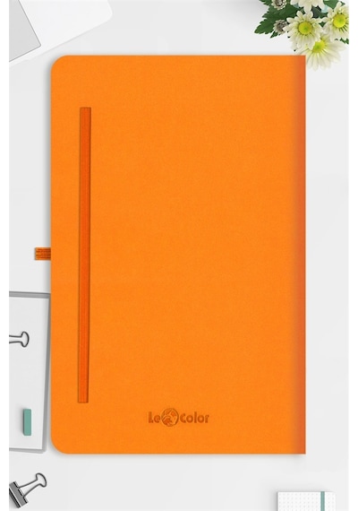 Tarihsiz Klasik Defter Rec Note 13x21 Çizgili Turuncu