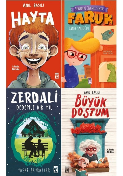 Hayta & Faruk & Zerdali Dedemle Bir Yıl & Büyük Dostum - 3. 4. 5. 6. Sınıf Hikaye Seti
