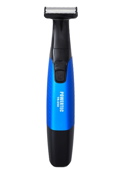 Powertec TR-650 (TAHRİŞ KARŞITI) Şarjlı Epilasyon Öncesi Hassas Vücut Tıraş Makinesi Çift Bıçak 2 Yıl Garanti
