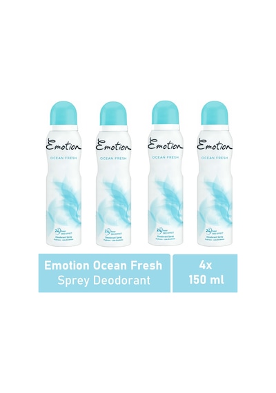 Emotion Ocean Fresh Kadın Sprey Deodorant 4 x 150 ML