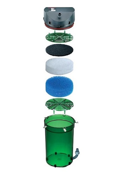 Eheım Classic 600 Dış Filtre 2217-02 Musluklu 180-600l Akvaryumlar İçin 1000 L/h