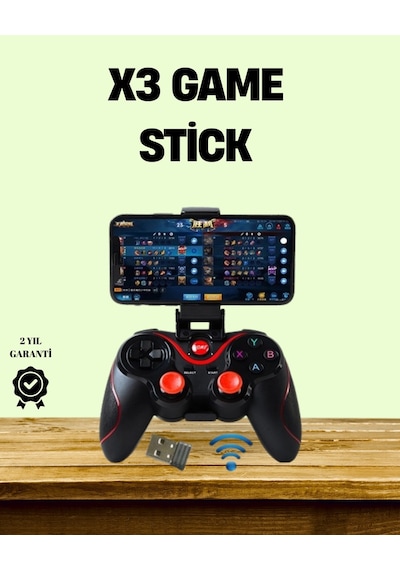 Mey İthalat Ergonomik Tasarımlı Şarjlı Kablosuz Gamepad