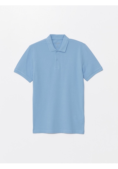 Lcwaıkıkı Classic Mavi Polo Yaka Kısa Kollu Pike Erkek Tişört