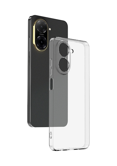 Techaks Redmi A5 4g Kılıf Zore Süper Silikon Kapak - Şeffaf Şeffaf