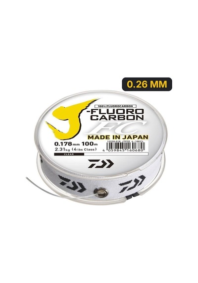 Daiwa J Fluorocarbon Leader Misina 0.26 MM