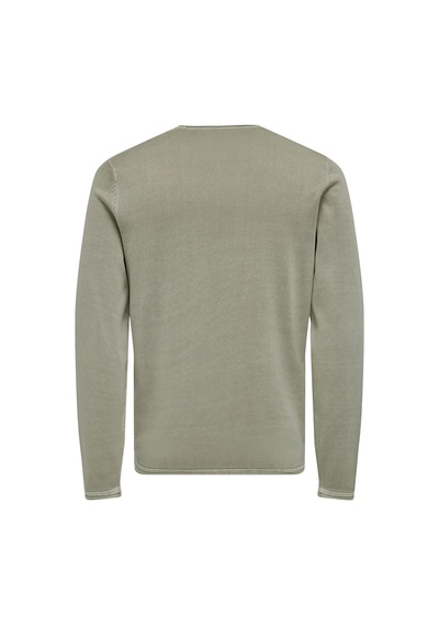 Only & Sons Onsgarson 12 Wash Crew Knıt Noos Erkek Gri Kazak - 22006806